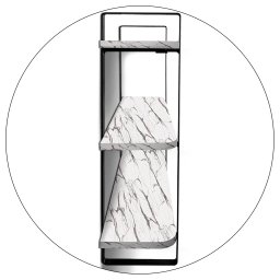 Prateleira Tripla Nicho Hone Modelo Industrial Decoração Casa 60x15 Preta/Vulcano - 6