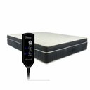 Ver imagem 1 de Colchão Viúva GENKI KENKO Terapêutico Molas Ensacadas com Massagem Suede Cor:Cinzachumbo