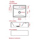 Ver imagem 7 de Cuba de Apoio Quadrada Plus Q39