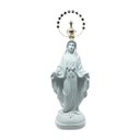 Ver imagem 1 de Imagem Nossa Senhora Das Graças com Coroa Gesso Branco 30 Cm