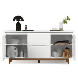 Buffet Flow 2 Portas Branco - Ej Moveis - 6