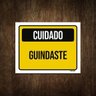 Placa De Sinalização - Cuidado Guindaste 27X35 - 1