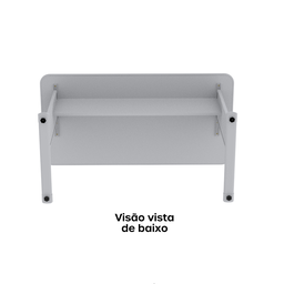 Mesa para Escritório Secretária Mx120 Maxxi  - 8