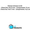 Ver imagem 2 de Duas Chaves De Boca Ou Fixa Tramontina Med. 14 15 16 17 Mm