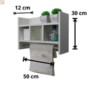 Ver imagem 4 de Nicho Porta Toalha 50 Cm com Fundo