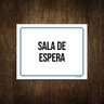 Placa Ambiente Sinalização Setor Sala De Espera 36X46 - 1