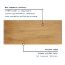 Ver imagem 4 de Armário Aéreo de Geladeira 1 Porta Basculante 70cm Cristal Marrom/Cinamomo