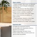 Ver imagem 6 de Armário Aéreo de Geladeira 1 Porta Basculante 70cm Cristal Marrom/Cinamomo