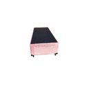Ver imagem 1 de Cama Box Baú Solteirão King Blindado Suede Rosé 203X96X44 Cm