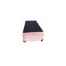 Cama Box Baú Solteirão King Blindado Suede Rosé 203X96X44 Cm - 1