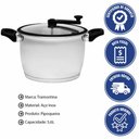 Ver imagem 2 de Pipoqueira Tramontina Allegra em Aço Inox e Tampa de Vidro 22 Cm 5.6l 62658220