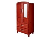 Ver imagem 3 de Guarda-Roupa Solteiro 2 Portas 2 Gavetas Santana Rodmóveis