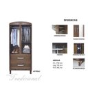 Ver imagem 2 de Guarda-Roupa Solteiro 2 Portas 2 Gavetas Santana Rodmóveis