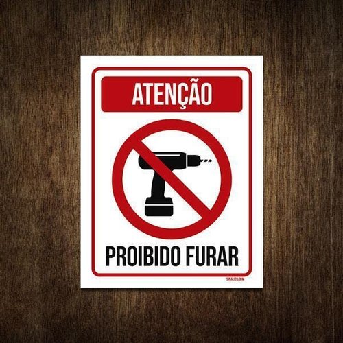 Placa Atenção Proibido Jogar Bola Sinalização Indicativa