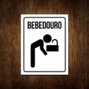 Ver imagem 1 de Placa Sinalização Bebedouro Construção Beber Aguá 36x46