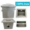Caixa de Gordura de Inox 12 Litros Prateado - 2