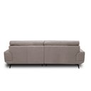 Ver imagem 6 de Sofá Decorativo Ashton 3 Lugares Sala de Estar 256cm Pés em Aço Couro Avelã G88 - Gran Belo