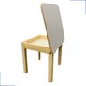 Conjunto Mesa Carteira Mesinha Baú Quadrada Infantil Educativa Atividades Madeira Maciça Resistente - 9