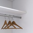 Ver imagem 7 de Guarda-Roupa 2 Portas de Correr 1 com Espelho 3 Gavetas Zira Branco