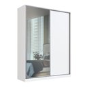 Ver imagem 2 de Guarda-Roupa 2 Portas de Correr 1 com Espelho 3 Gavetas Zira Branco