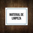 Ver imagem 1 de Placa Ambiente Sinalização Setor Material de Limpeza 36x46