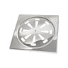 Ralo Tampa Quadrada Grelha 15x15 Inox 201 Lavabos e Banheiro - 1