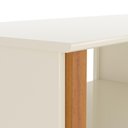 Ver imagem 2 de Rack com Painel para Tv até 40 Polegadas Verona 90cm - Via Nossa - Off White e Cedro
