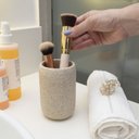 Ver imagem 5 de Porta Objeto de Banheiro de Resina Oval Areia - Oikos