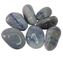 Ver imagem 1 de Pedra Quartzo Azul 4 a 6 Cm Rolada 250 Gramas Natural