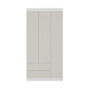 Ver imagem 7 de Guarda-roupa Infantil 92cm 3 Portas e 2 Gavetas Encanto Multimóveis Mp4447 Branco/off White