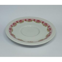 Xícara Café Com Pires Pirâmide Faixa Rosa - 6 Unidades - 1