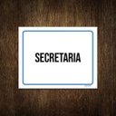 Ver imagem 1 de Placa Ambiente Sinalização Setor Secretaria 36x46