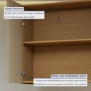 Ver imagem 7 de Lavanderia Modulada 2 Peças 4 Portas Simone Mendes Marrom/Carvalho/Greige