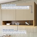Ver mais imagens de Lavanderia Modulada 2 Peças 4 Portas Simone Mendes Marrom/Carvalho/Greige