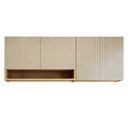 Ver imagem 2 de Lavanderia Modulada 2 Peças 4 Portas Simone Mendes Marrom/Carvalho/Greige
