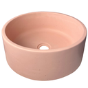 Ver imagem 5 de Cuba Rosa Banheiro Redonda Apoio Lavabo Concreto Artesanal Sobrepor