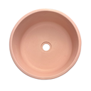 Ver imagem 4 de Cuba Rosa Banheiro Redonda Apoio Lavabo Concreto Artesanal Sobrepor
