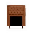Ver imagem 2 de Kit Cabeceira Geovana + Calçadeira Baú Veneza Solteiro 100cm Suede - Renascer Decor:Marrom