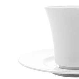 Conjunto 6 Xícara Porcelana Chá Com Pires Adana Branco 190Ml - 4 Conjunto 6 Xícara Porcelana Chá Com Pires Adana Branco 190Ml - 4