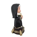 Ver imagem 4 de Imagem de Santa Rita de Cássia Infantil de Borracha Inquebrável - 14 cm