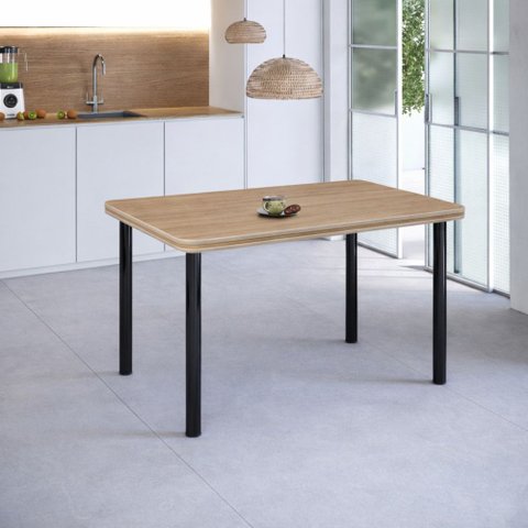 Mesa Estrutura Preta Mp1010-tp800 Tampo 1500x800x45mm