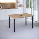 Ver imagem 1 de Mesa Estrutura Preta Mp1010-tp800 Tampo 1500x800x45mm