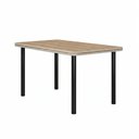 Ver imagem 2 de Mesa Estrutura Preta Mp1010-tp800 Tampo 1500x800x45mm