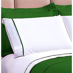 Jogo Lençol Solteiro Branco Liso com Viés 3 Peças 100% Algodão - 3
