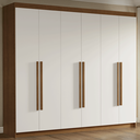 Ver imagem 1 de Guarda-roupa Casal 6 Portas Batentes Venus Madesa