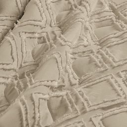 Colcha Madelyn Queen Size Cobre Leito Aveline 03 Peças Matelado 300 Fios:CAQUI - 6