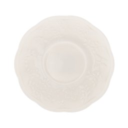 Xícara P/chá C/pires de Porcelana New Bone Butterfly Flower Branco 200ml Lyor - 6