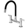 Torneira Misturador Cozinha Preto Mesa Flexivel Leão Metais Soft Color - 1