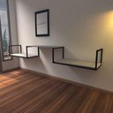 Ver imagem 1 de Aparador Industrial Cinza Moderno Cantinho Café Escritorio Simples Sala Estar Quarto