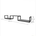 Ver imagem 3 de Aparador Industrial Cinza Moderno Cantinho Café Escritorio Simples Sala Estar Quarto